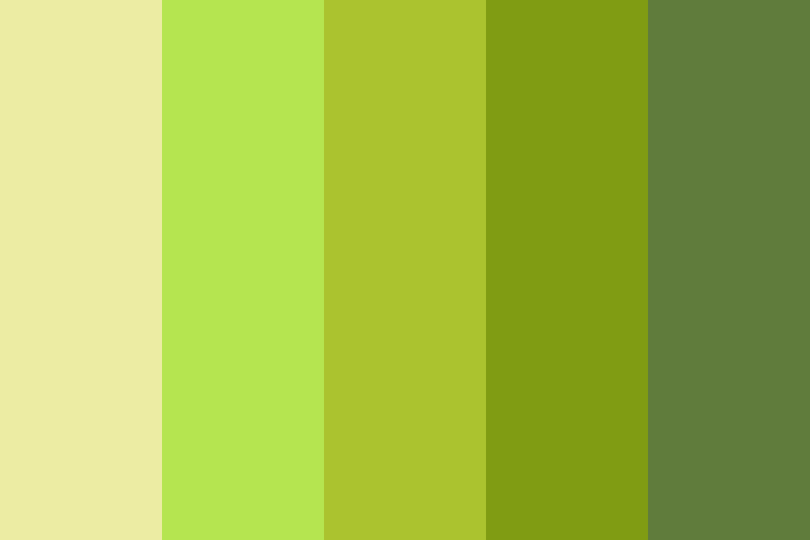 palletes of green